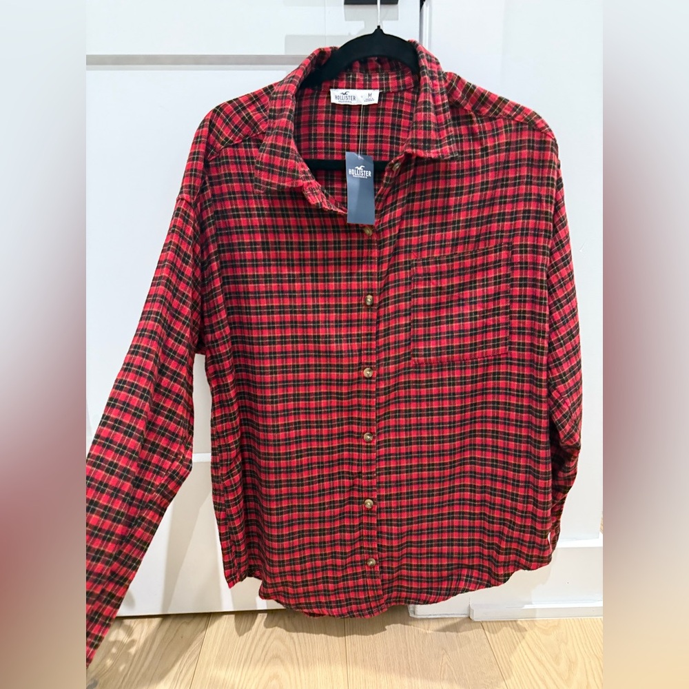 Hollister Button Down Women’s Medium Shirt New with Tags NWT